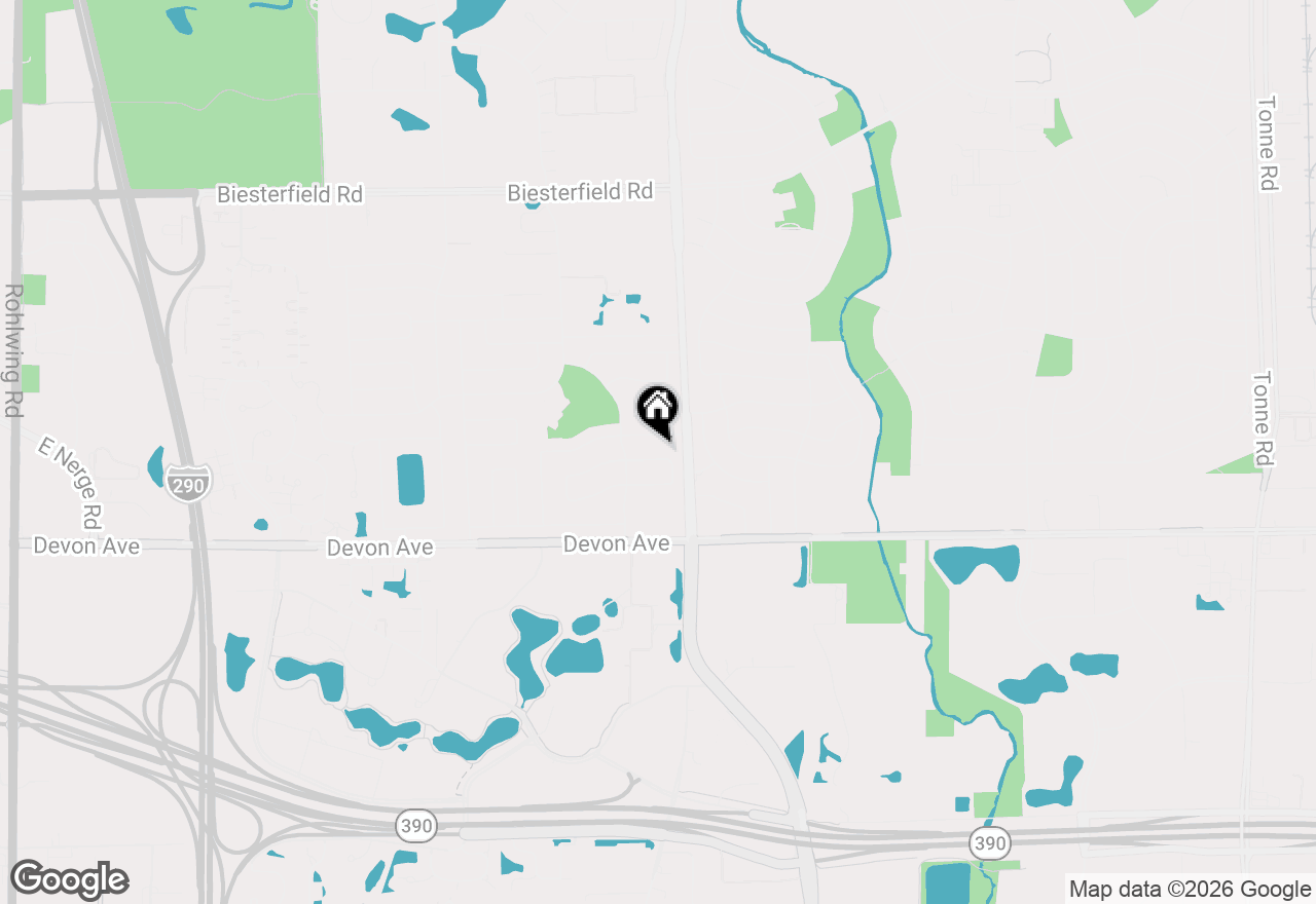 Map of 1317 Cumberland Circle, Elk Grove Village, IL 60007