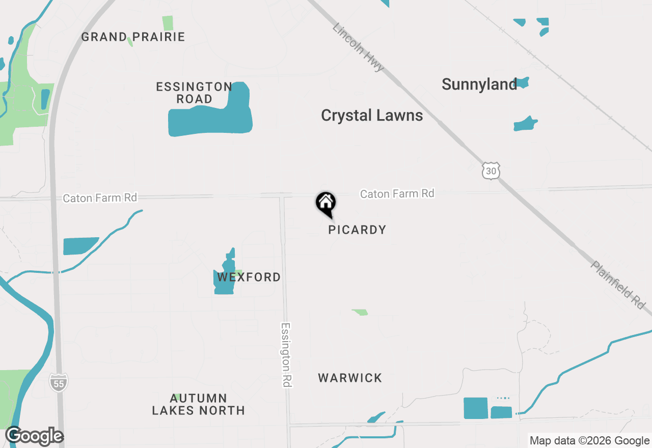 Map of 3009 Vimy Ridge Drive, Joliet, IL 60435