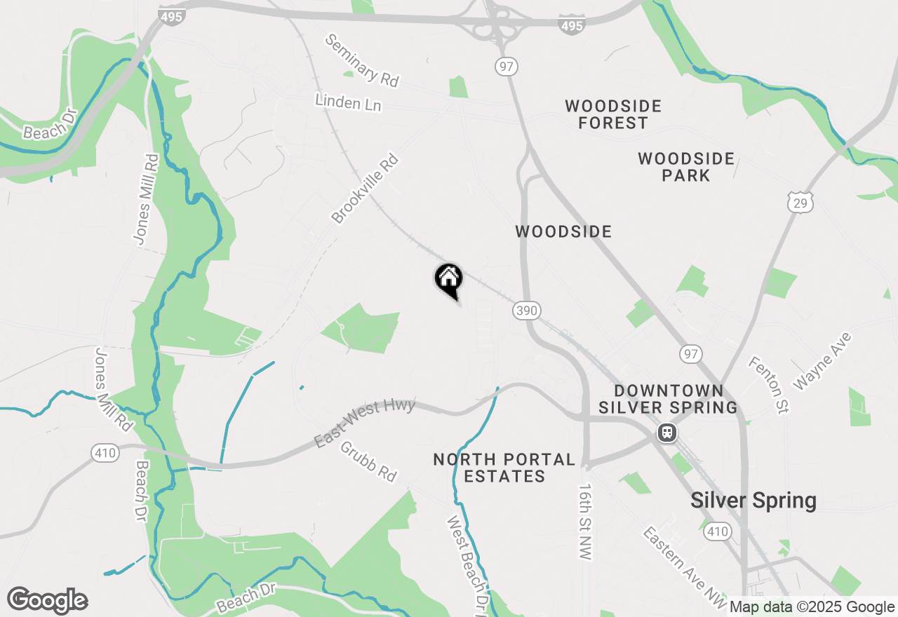 Map of 8722 Milford Avenue, Silver Spring, MD 20910