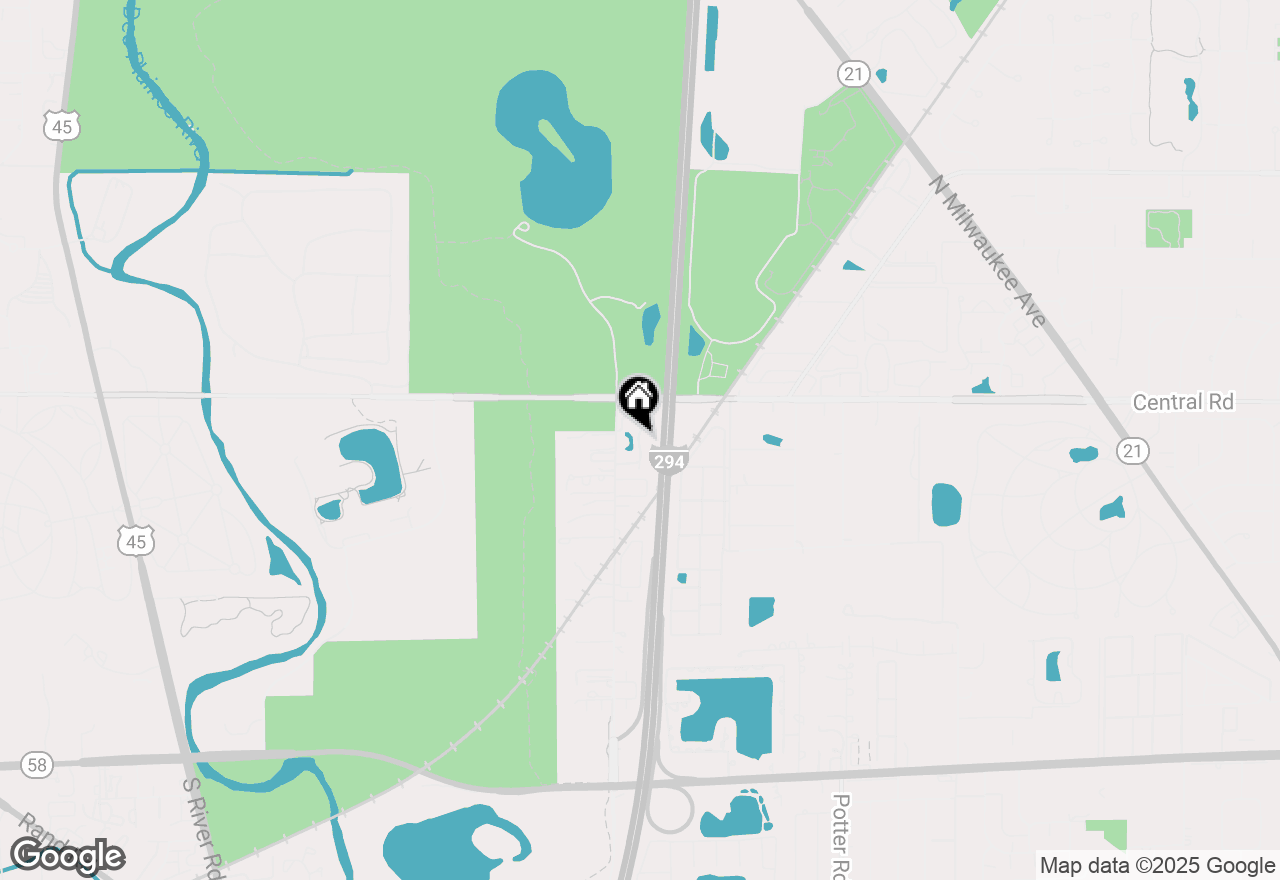 Map of 504 Country Lane #504, Des Plaines, IL 60016
