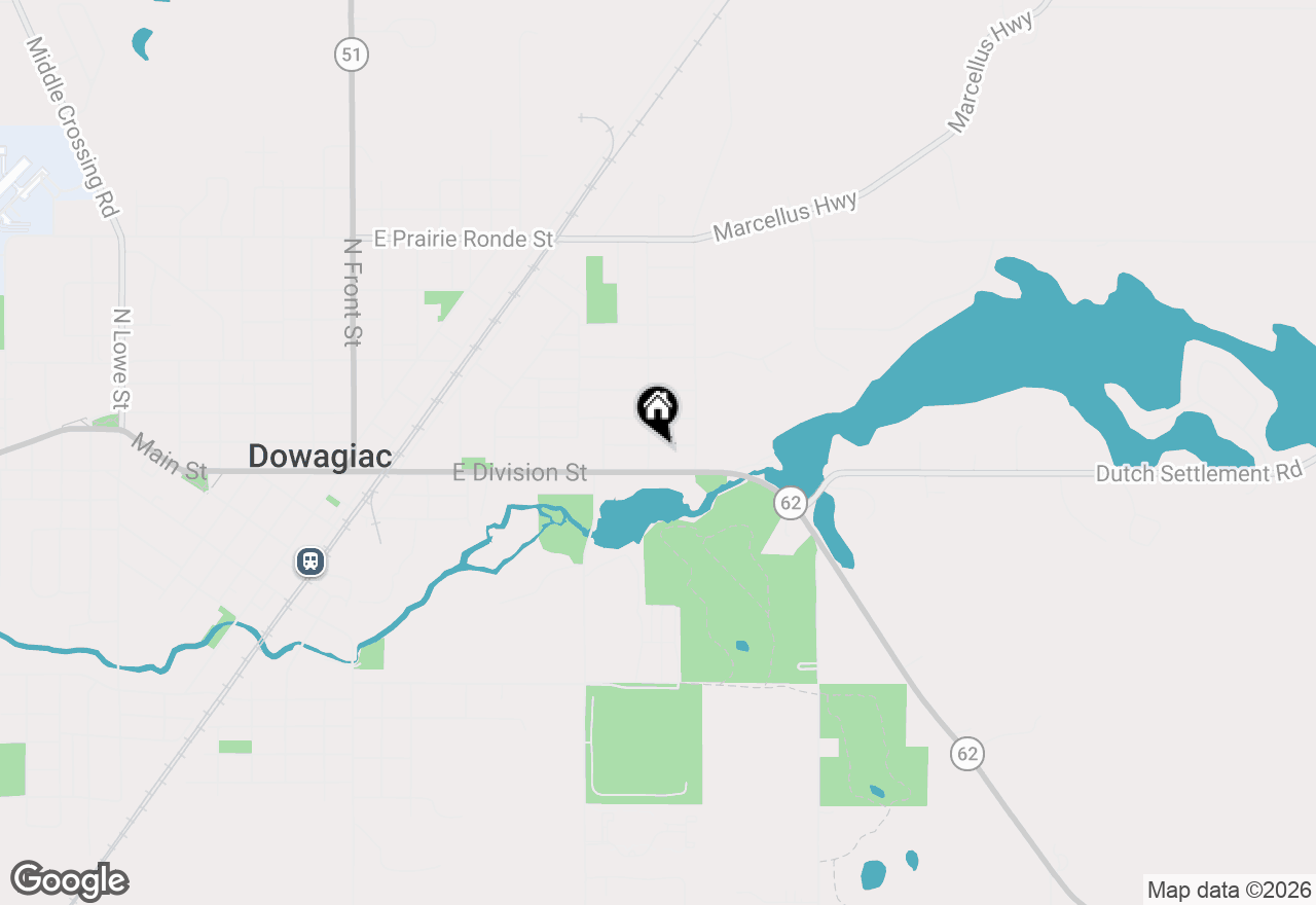 Map of 504 Keene Avenue, Dowagiac, MI 49047