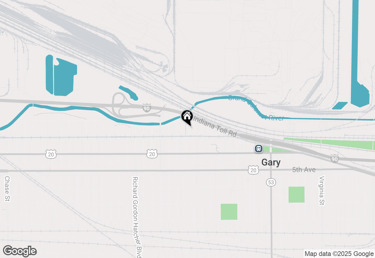 Map of 251 Polk Street, Gary, IN 46402