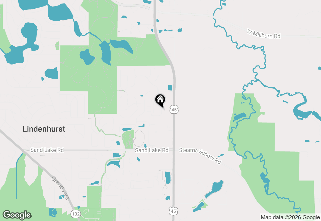 Map of 1406 Neubauer Circle #1904, Lindenhurst, IL 60046