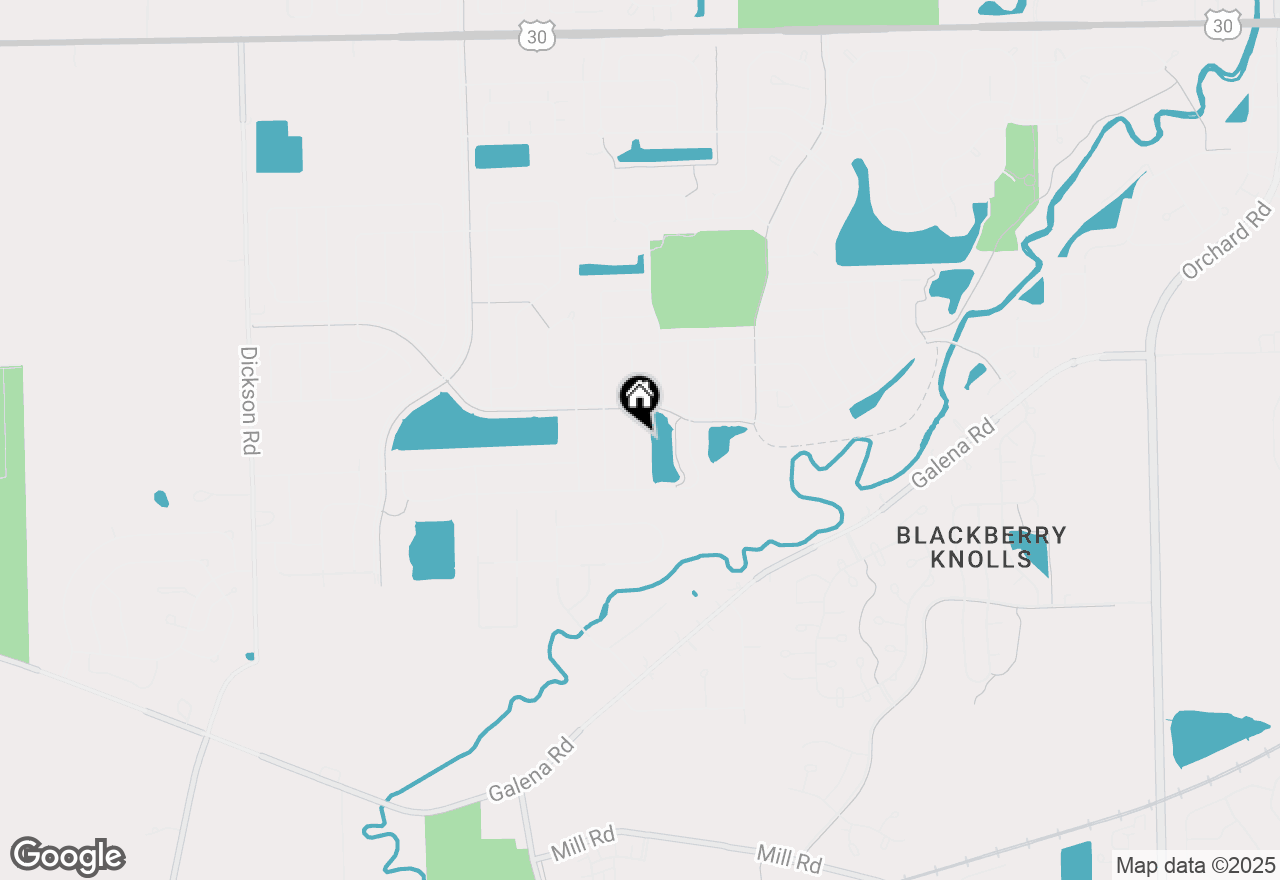 Map of 2524 Prairie Crossing Drive, Montgomery, IL 60538