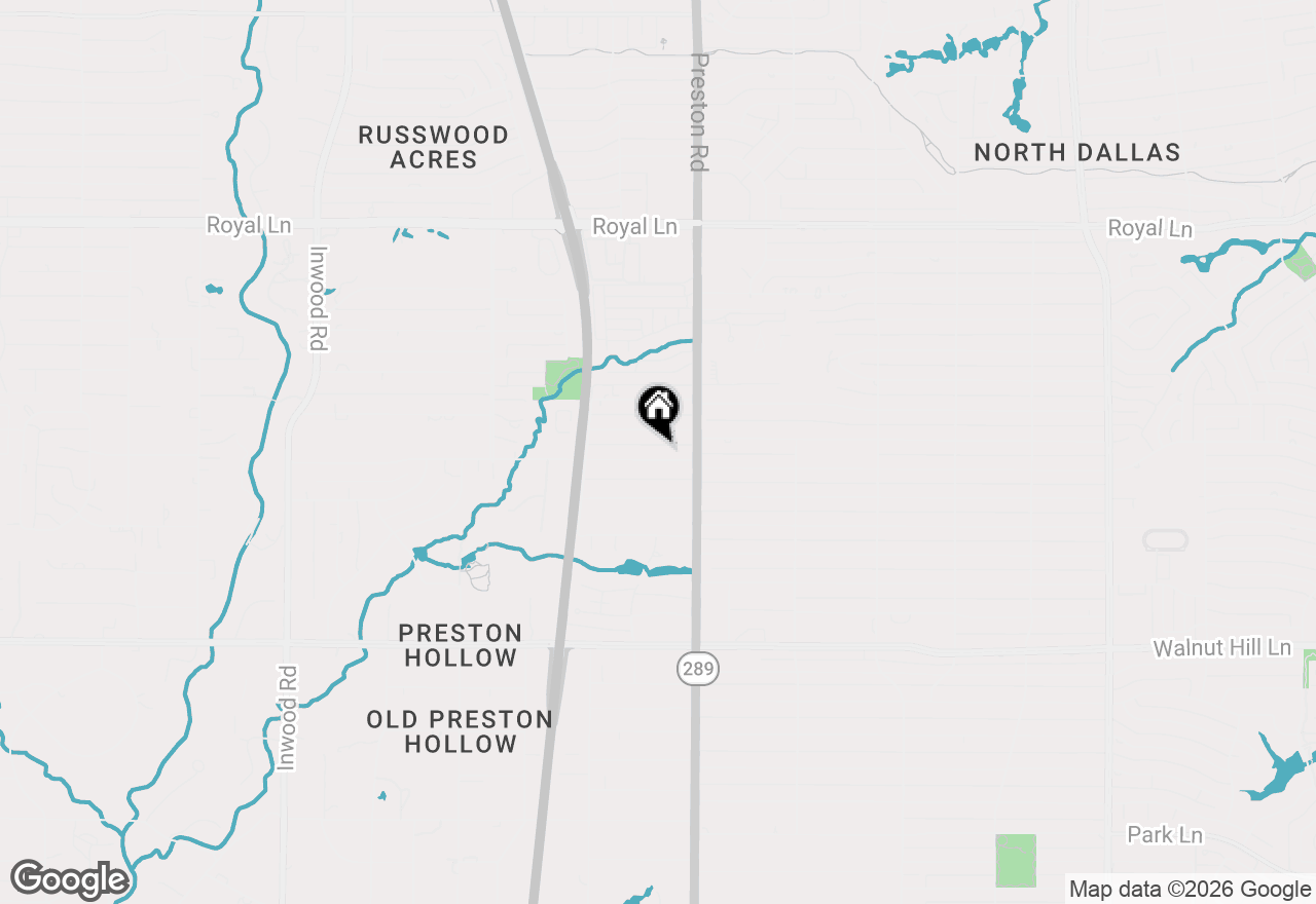 Map of 5917 Meaders Lane, Dallas, TX 75230