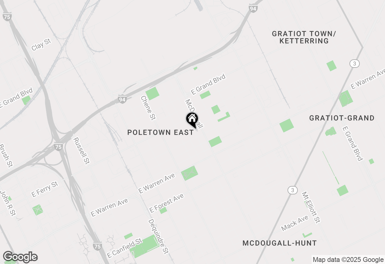 Map of 5347 Mitchell Street, Detroit, MI 48211