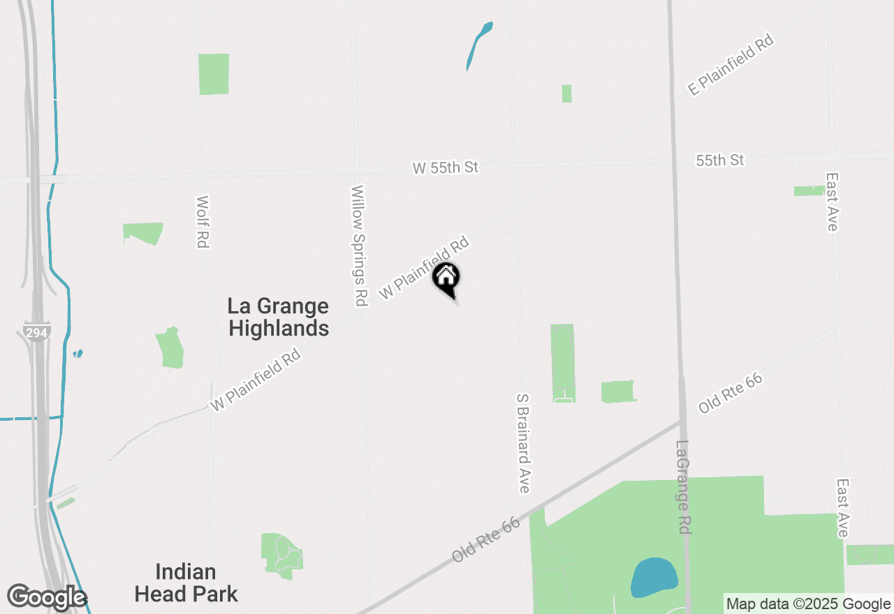 Map of 5816 Sunset Avenue, La Grange Highlands, IL 60525