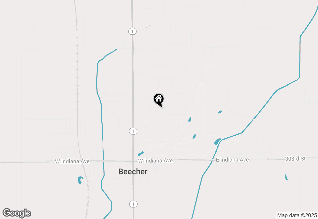 Map of 322 Orchard Lane, Beecher, IL 60401