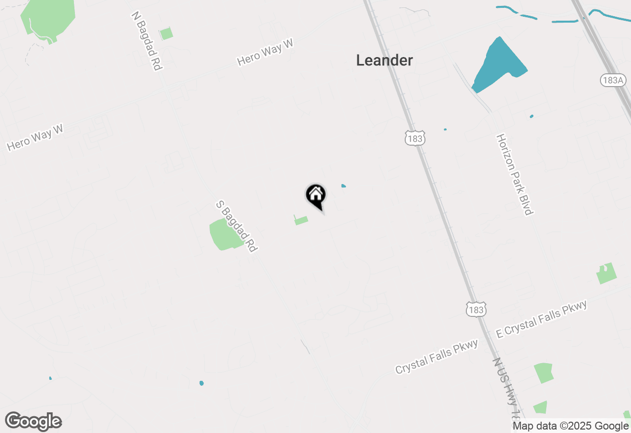 Map of 523 Powell Dr #2303, Leander, TX 78641