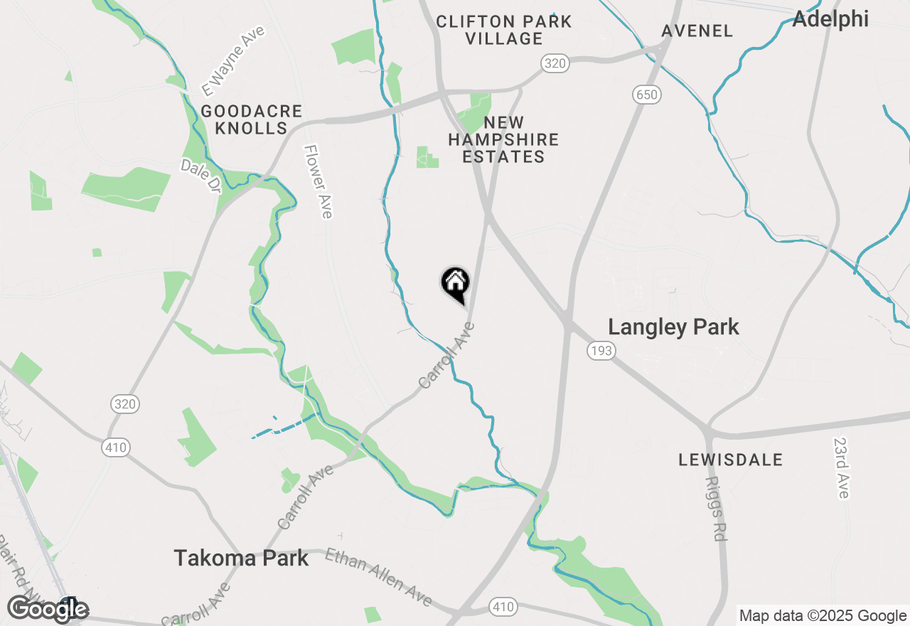 Map of 8005 Barron Street, Takoma Park, MD 20912