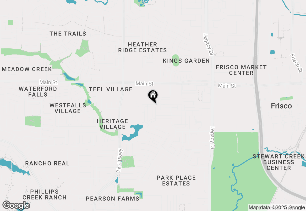 Map of 3448 Archduke Drive, Frisco, TX 75034