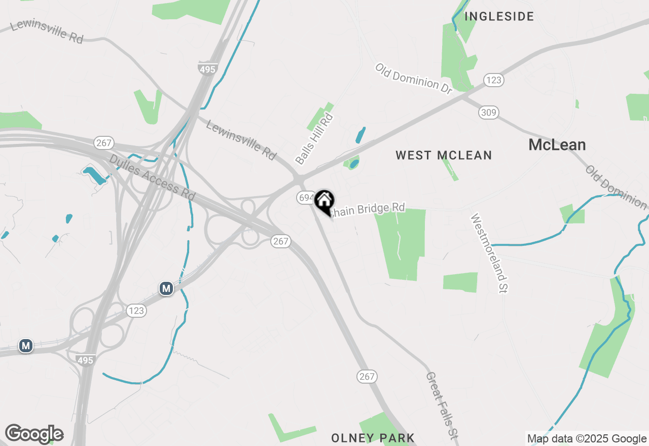 Map of 1501 Mclean Corner Lane, Mclean, VA 22101