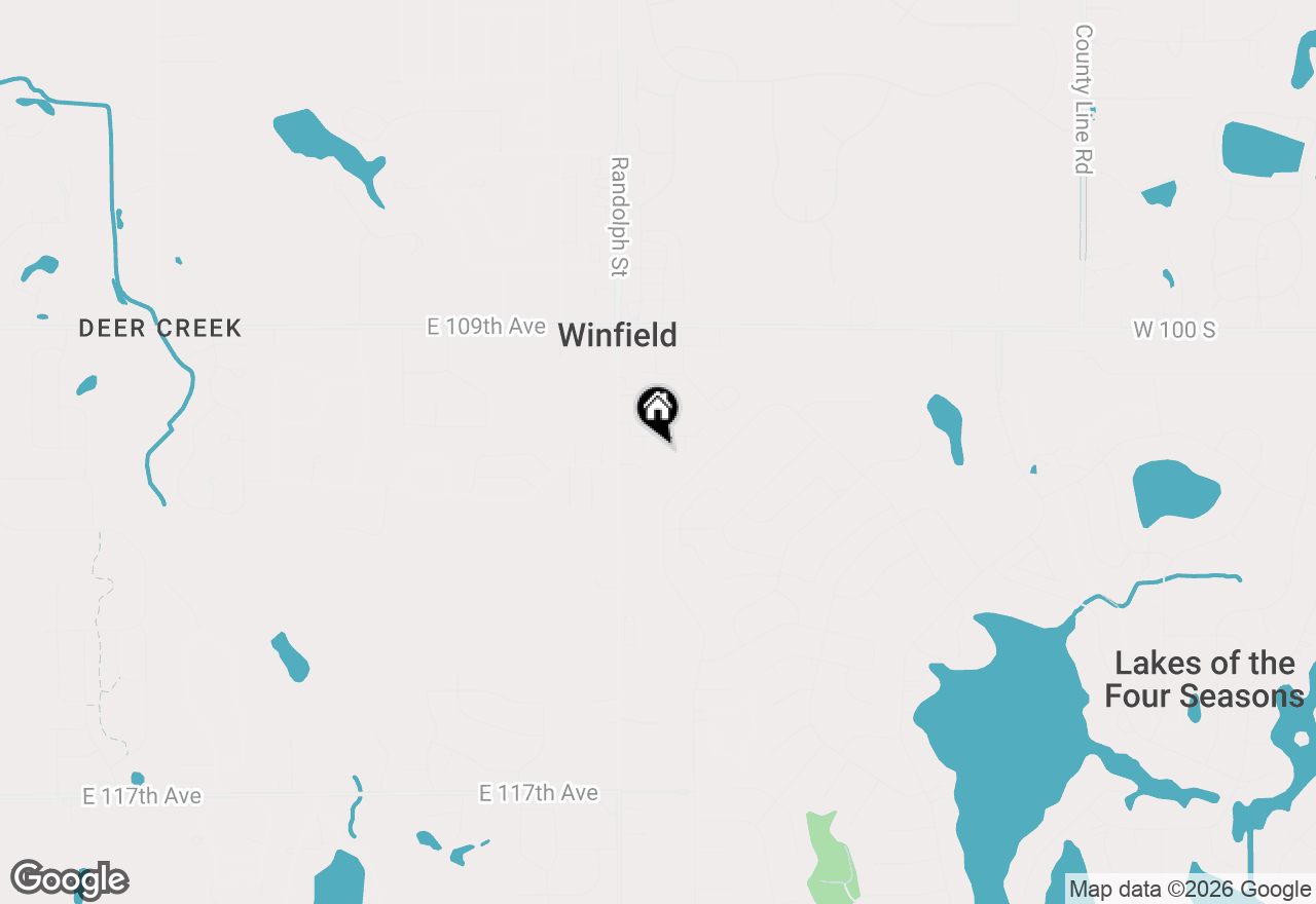 Map of 11140 Briarcliff Court, Crown Point, IN 46307