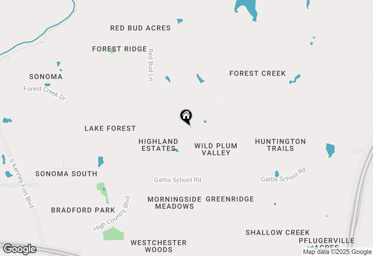 Map of 105 Caribou Xing, Round Rock, TX 78664