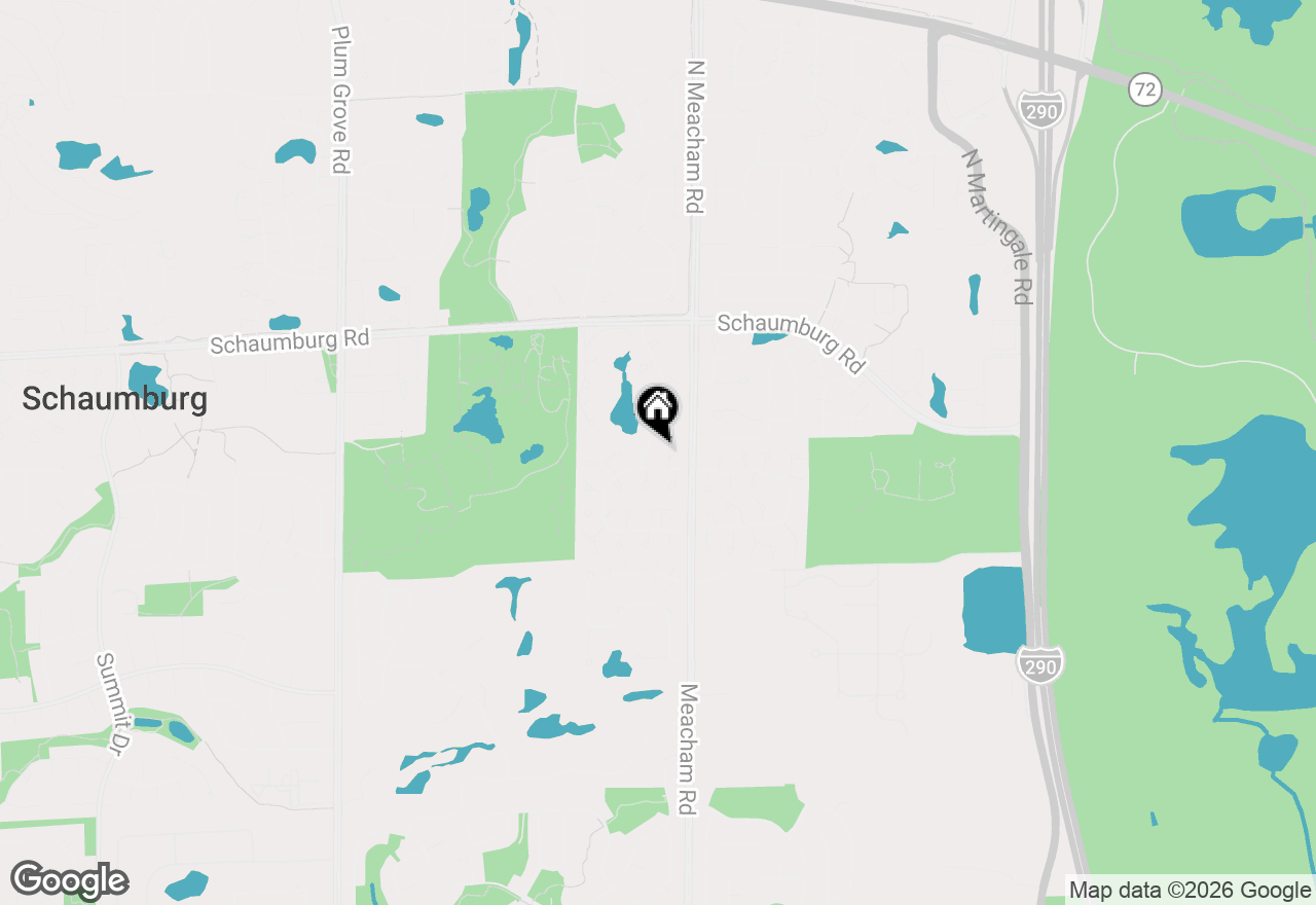 Map of 1264 Williamsburg Drive #D1, Schaumburg, IL 60193