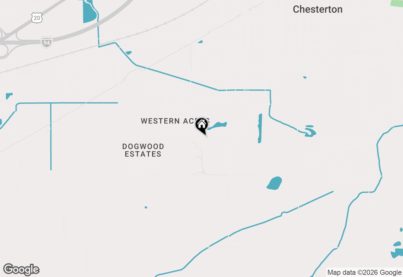 Map of 2215 Texas Street, Chesterton, IN 46304