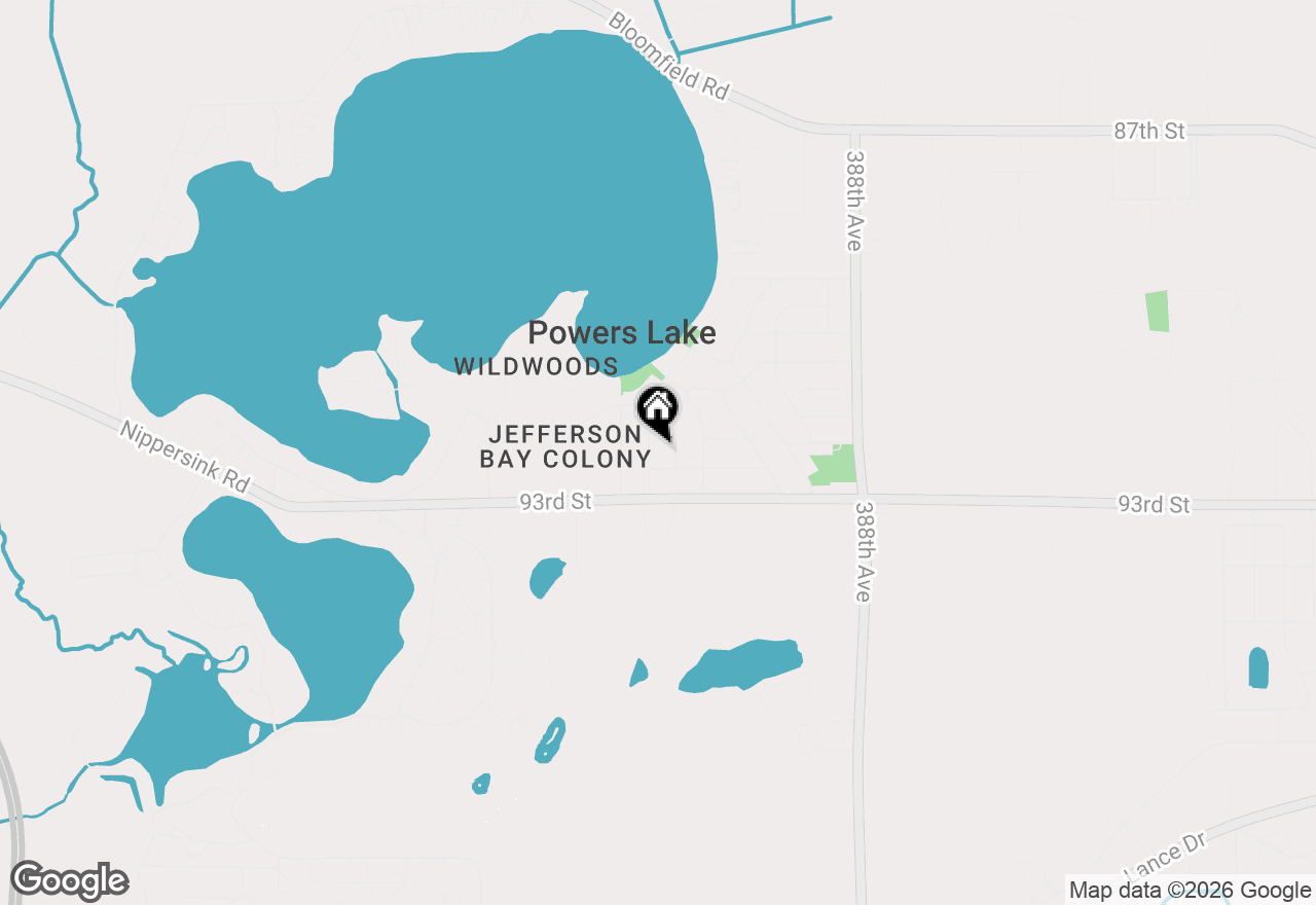 Map of 9117 395th St, Genoa City, WI 53128