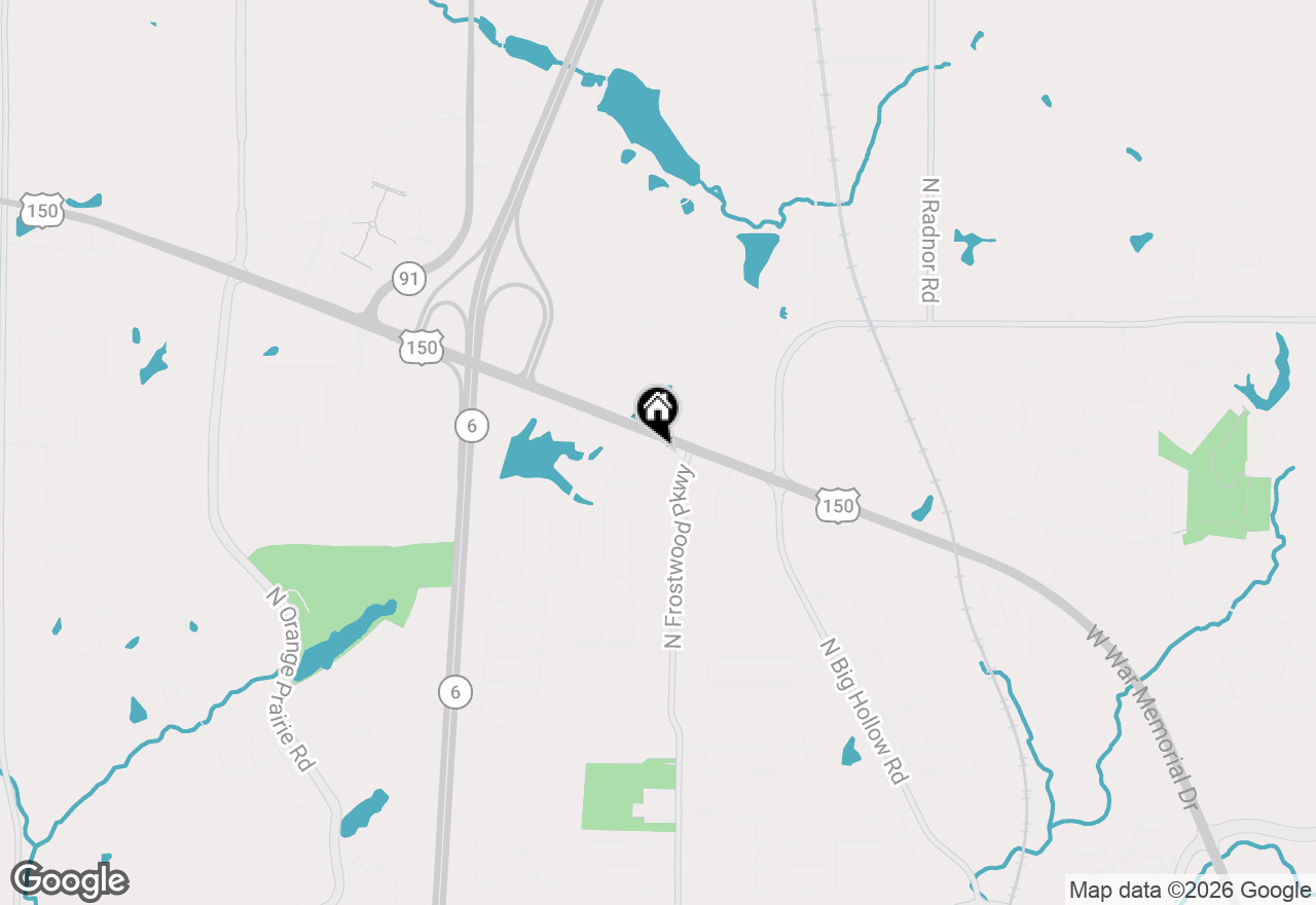 Map of 6831 N Frostwood Parkway #82, Peoria, IL 61615