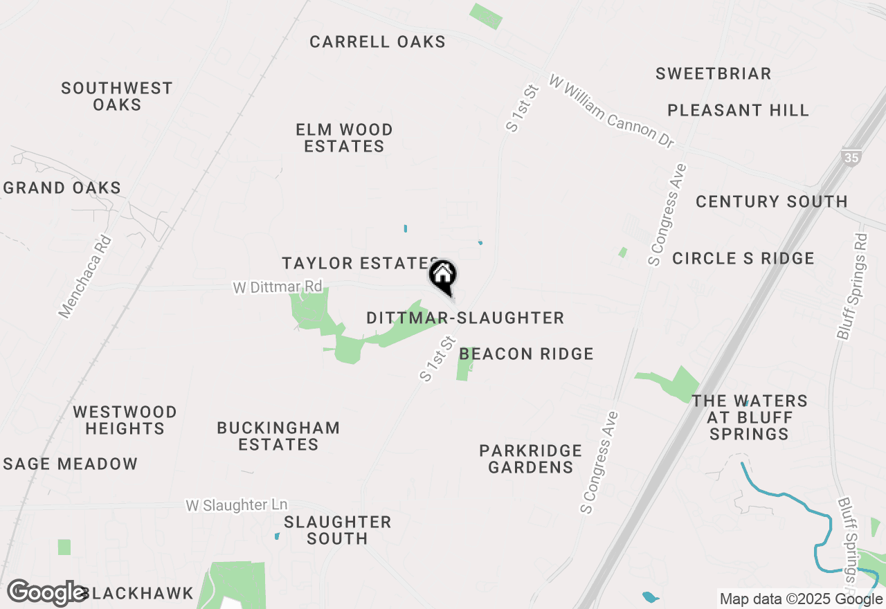 Map of 635 W Dittmar Rd, Austin, TX 78745