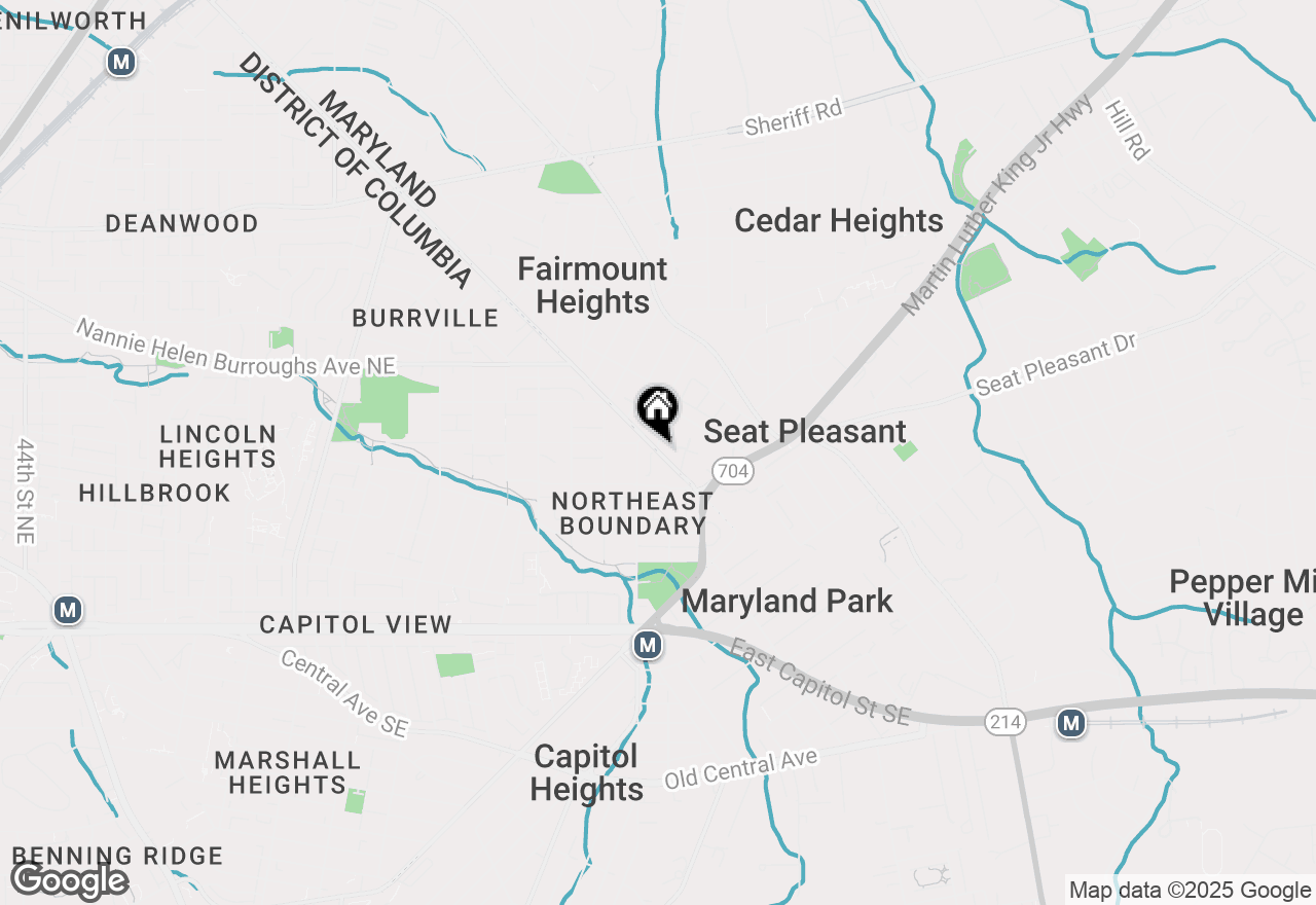 Map of 0 62nd Avenue, Capitol Heights, MD 20743