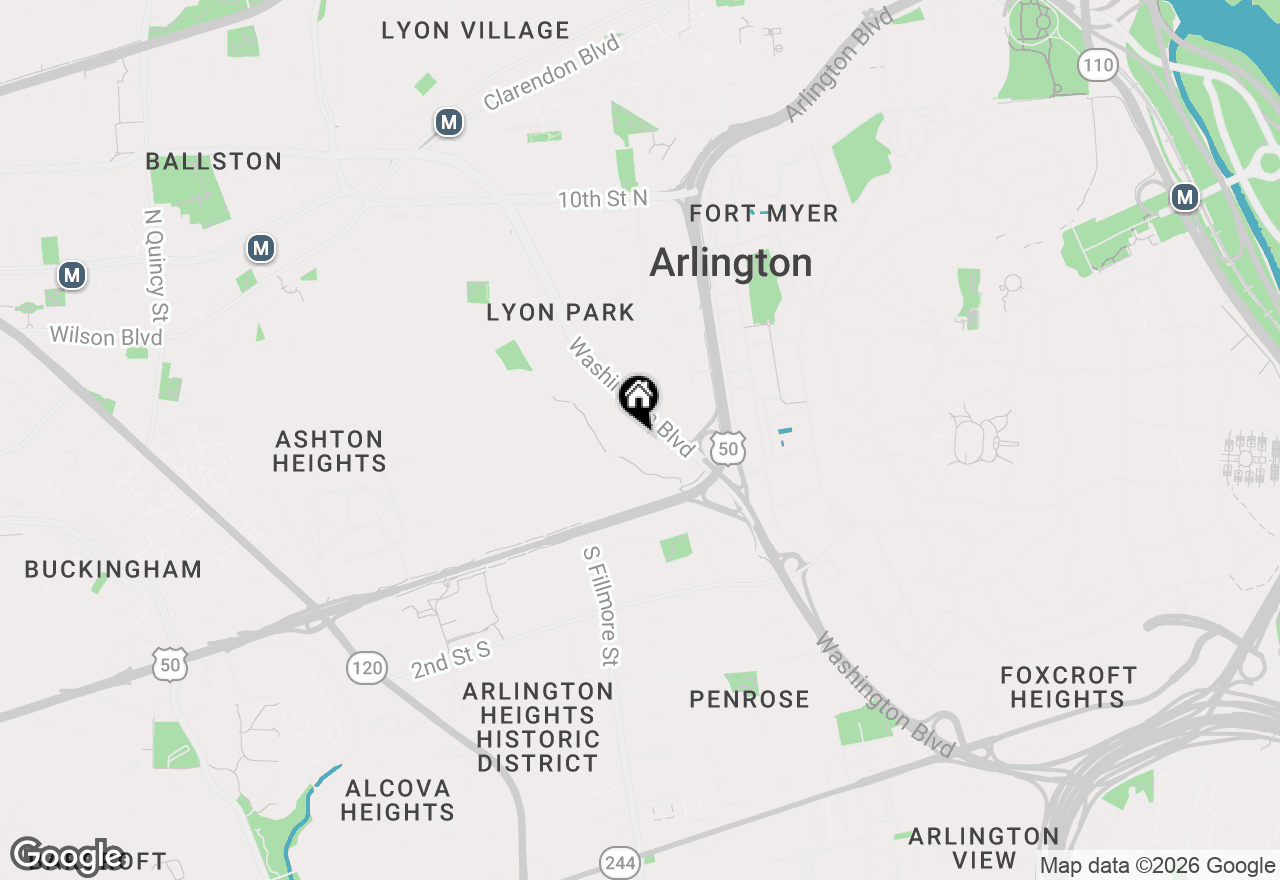 Map of 144 N Bedford Street #B, Arlington, VA 22201