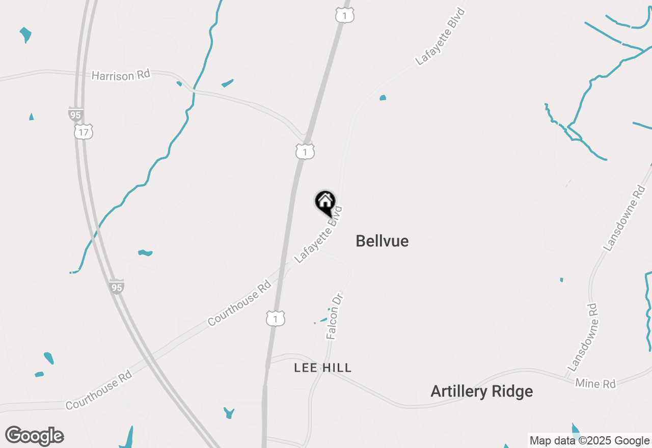 Map of 4410 - B Lafayette Boulevard, Fredericksburg, VA 22408