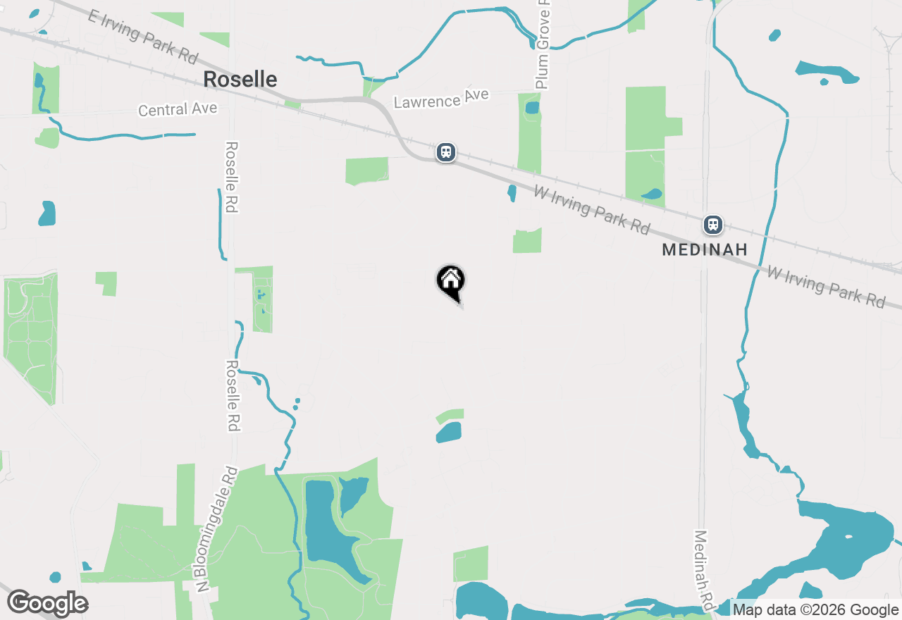 Map of 530 Pinecroft Drive, Roselle, IL 60172