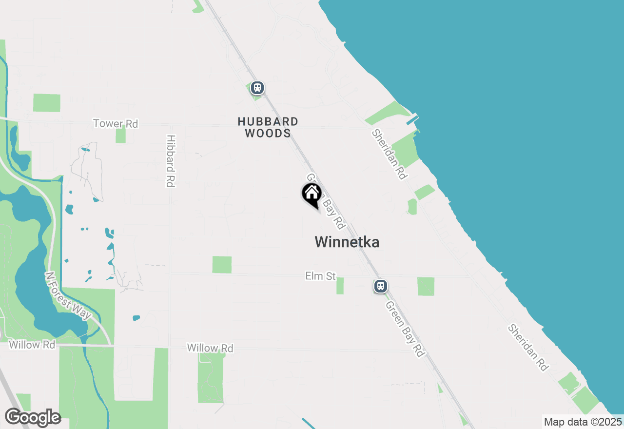 Map of 680 Walden Road, Winnetka, IL 60093