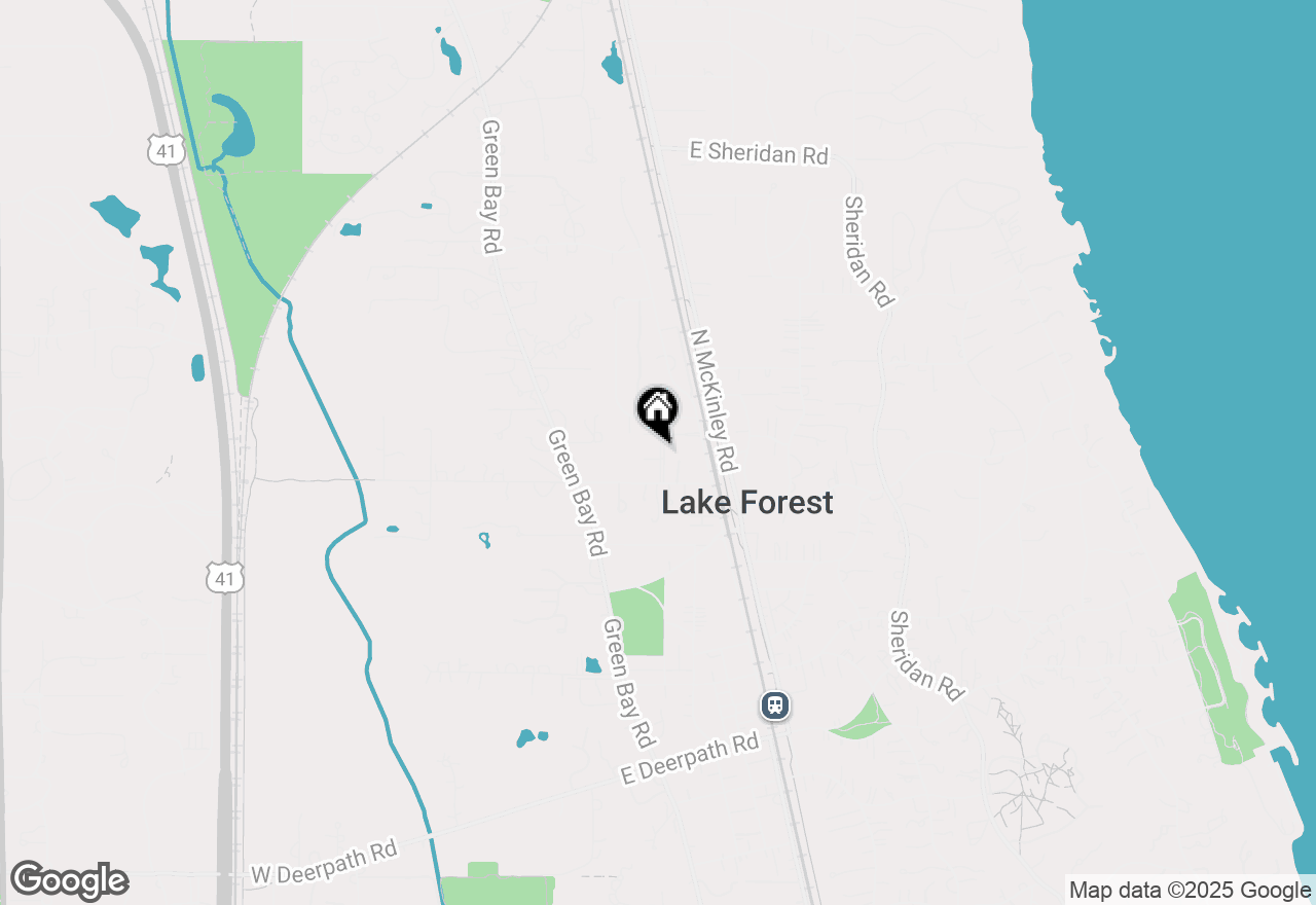 Map of 100 Hestercombe Lane, Lake Forest, IL 60045