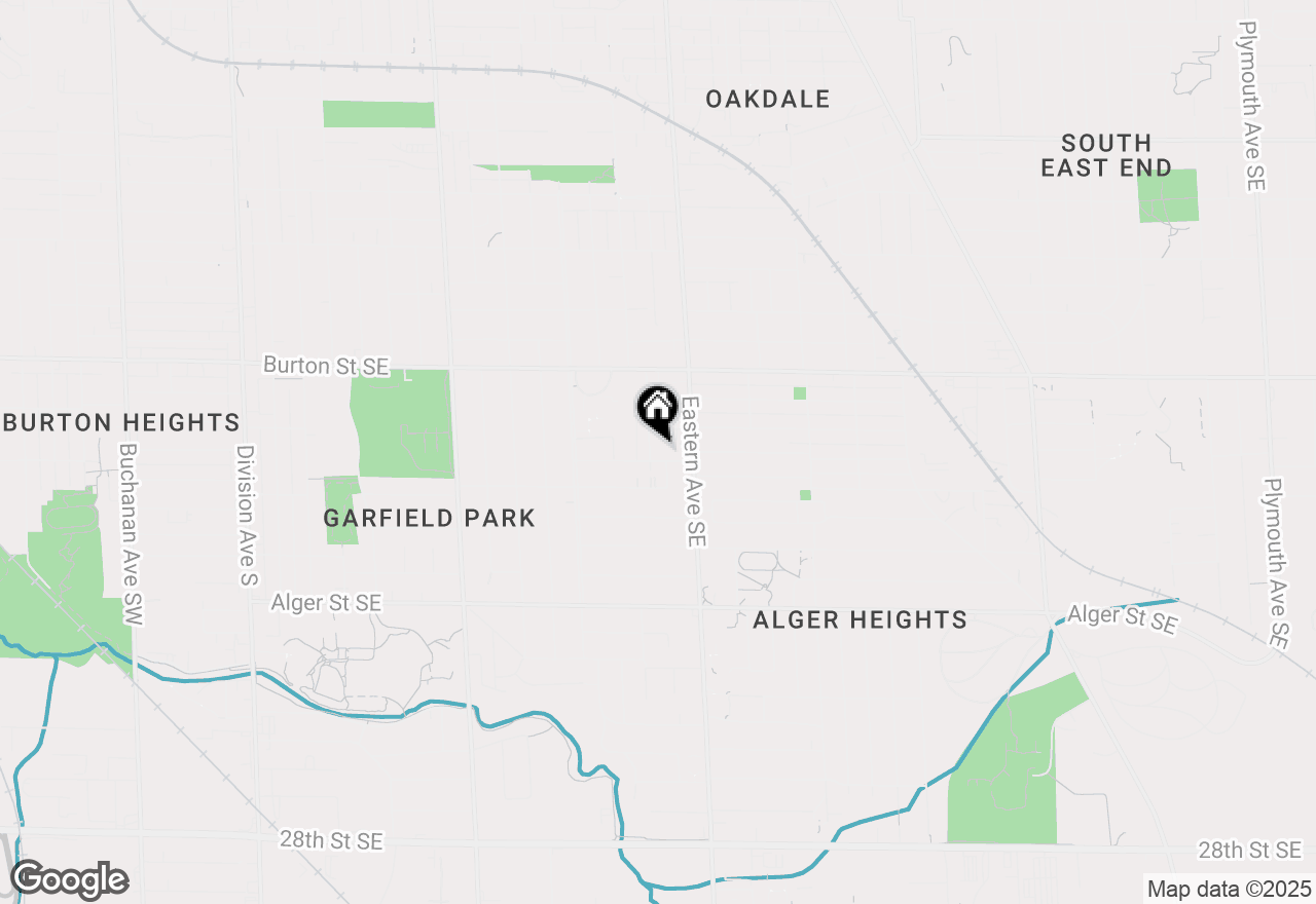 Map of 2114 Martin Avenue Se, Grand Rapids, MI 49507