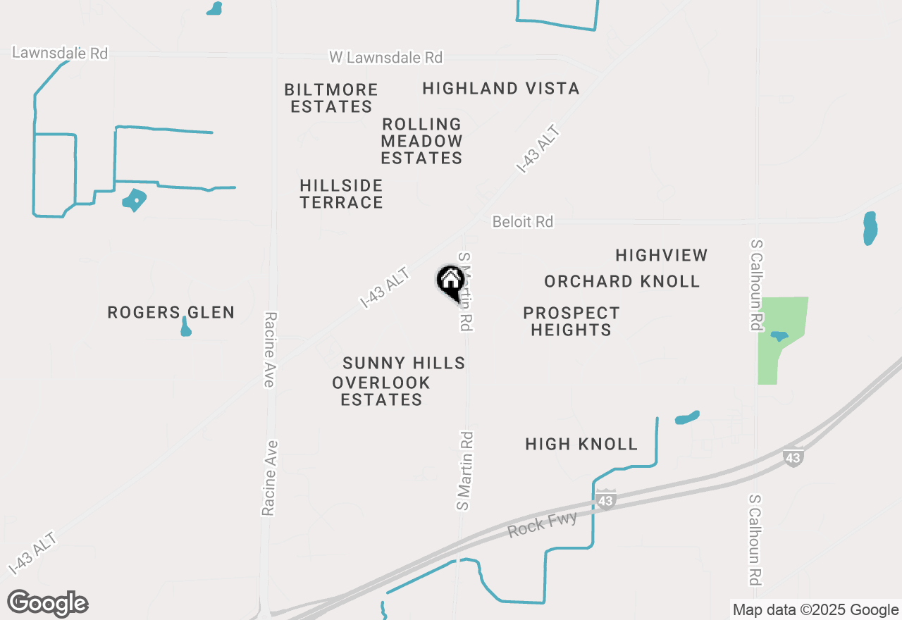 Map of Lt3 S Martin Rd, New Berlin, WI 53146