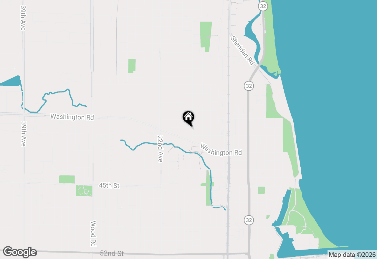 Map of 1815 39th St, Kenosha, WI 53140