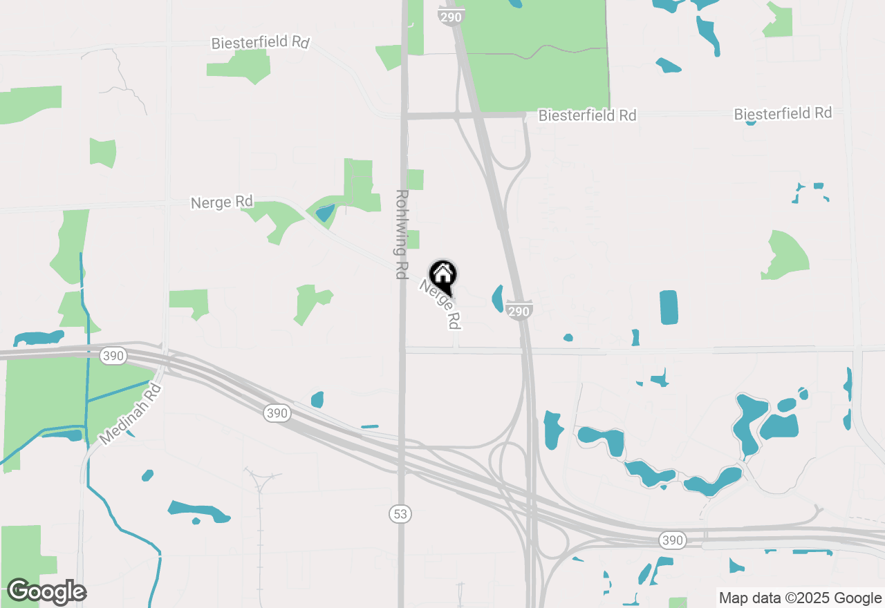 Map of 1080 Nerge Road, Elk Grove Village, IL 60007