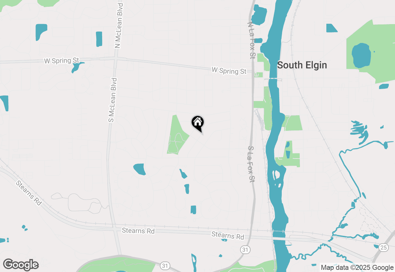 Map of 316 Cornwall Avenue, South Elgin, IL 60177