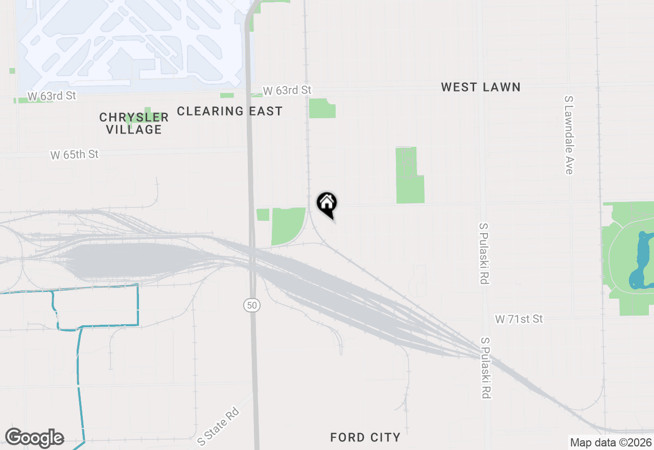 Map of 6741 S Kolmar Avenue, Chicago, IL 60629