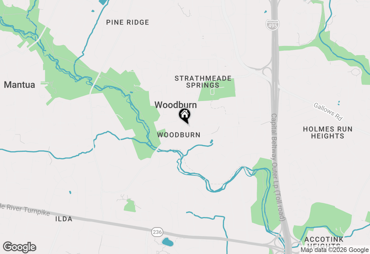 Map of 3519 Woodburn Road, Annandale, VA 22003