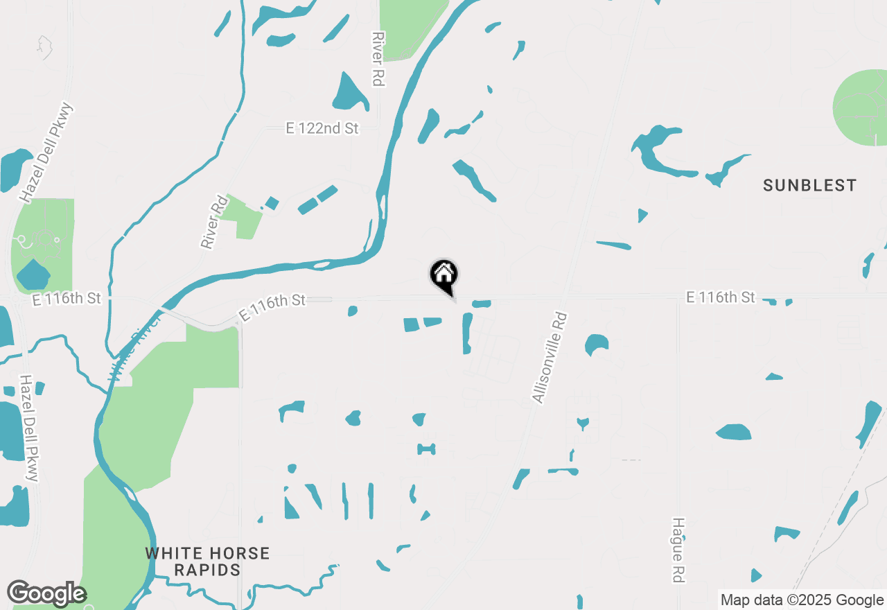 Map of 6880 Cherry Blossom East Drive, Fishers, IN 46038