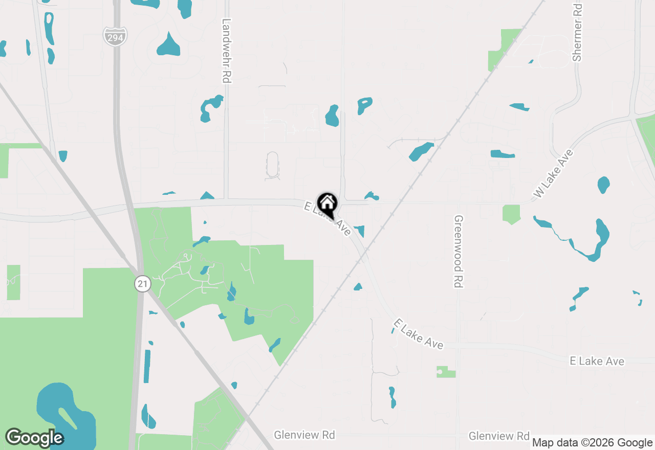 Map of 1655 Marie Lane, Glenview, IL 60025