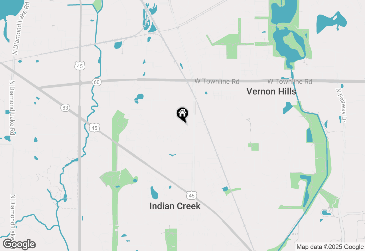 Map of 1436 Derby Lane #1436, Mundelein, IL 60060