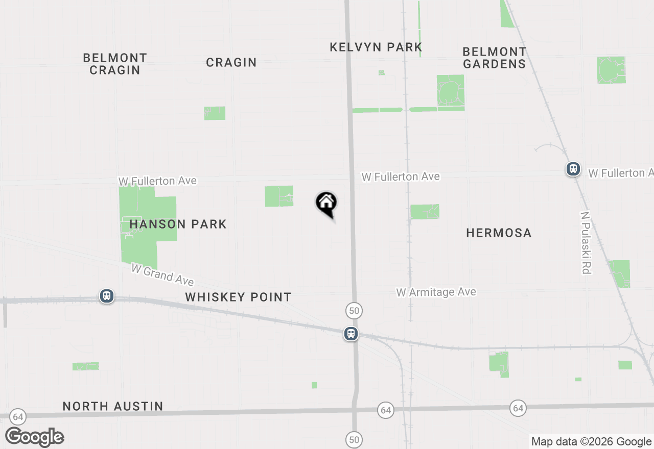 Map of 2221 N Lamon Avenue, Chicago, IL 60639