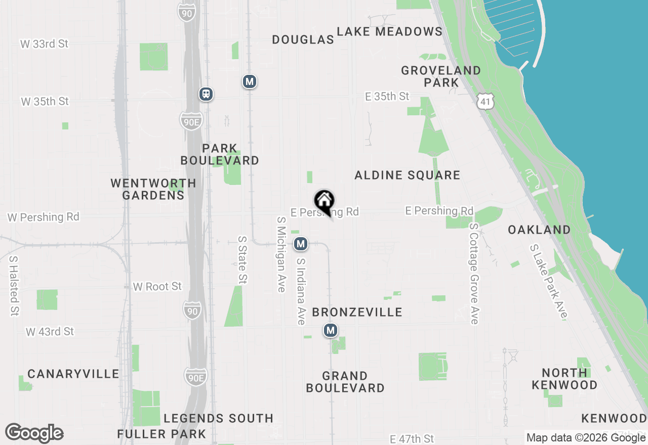 Map of (Address confidential), Chicago, Illinois 60653