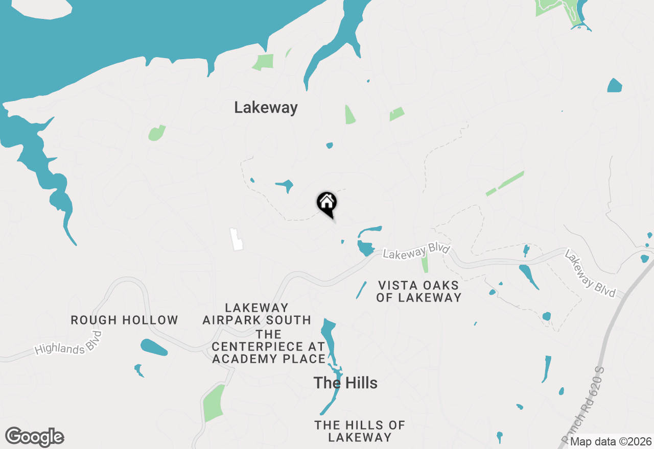 Map of 910 Vanguard St, Austin, TX 78734