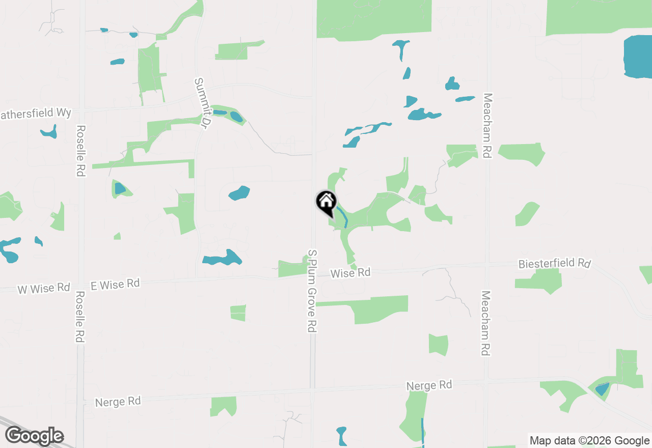 Map of 539 Newberry Drive, Elk Grove Village, IL 60007