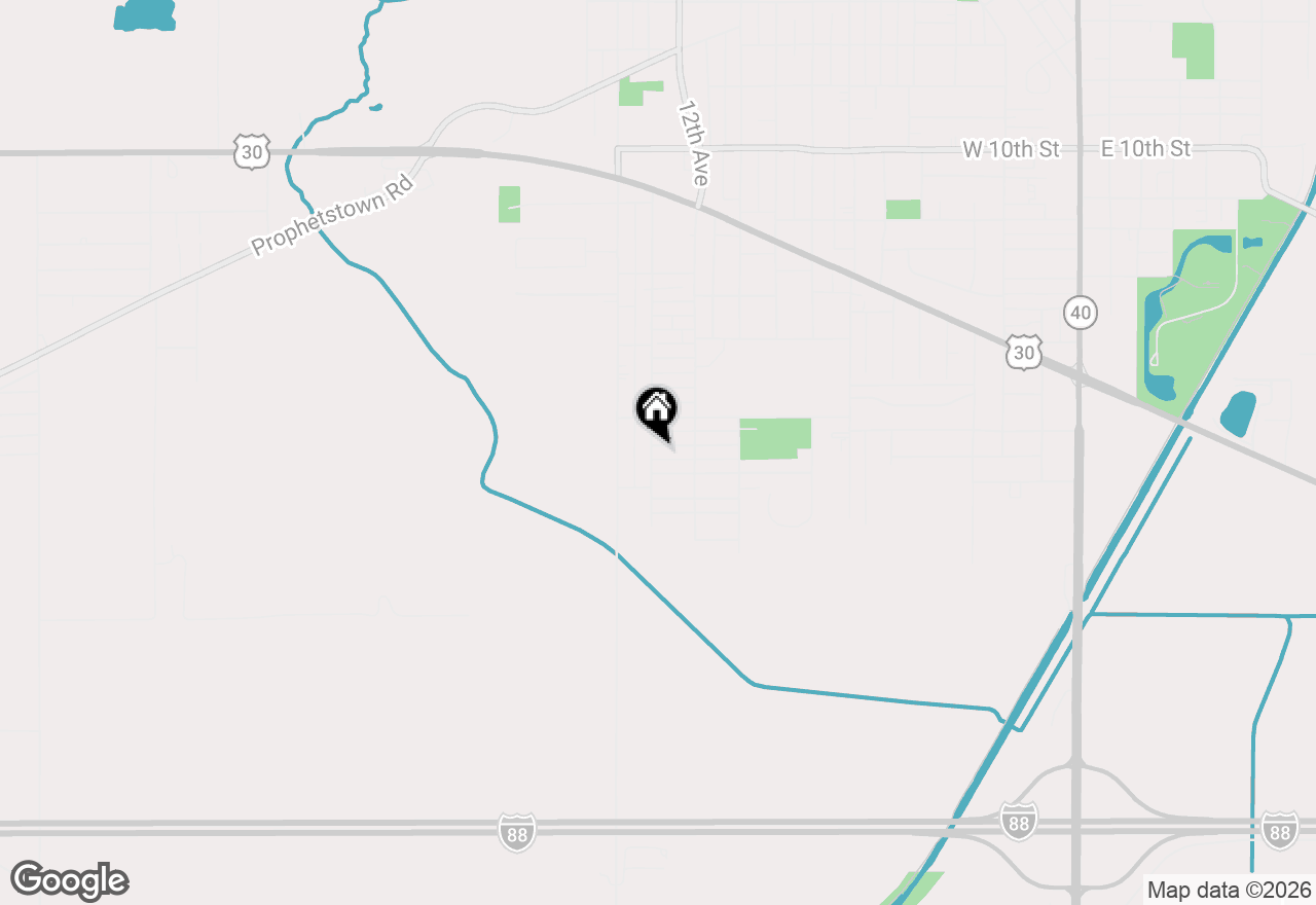 Map of 1215 W 20th Street, Rock Falls, IL 61071