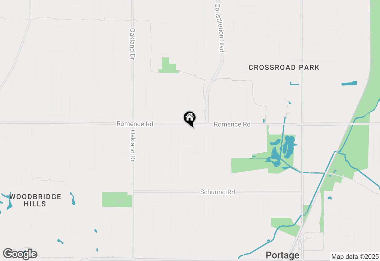 Map of 1428 Sherry Drive, Portage, MI 49024