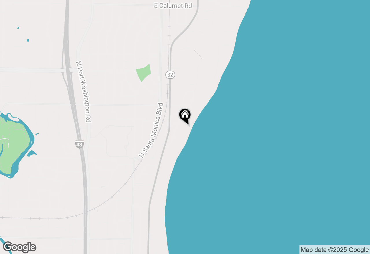 Map of 6920 N Barnett Ln, Fox Point, WI 53217