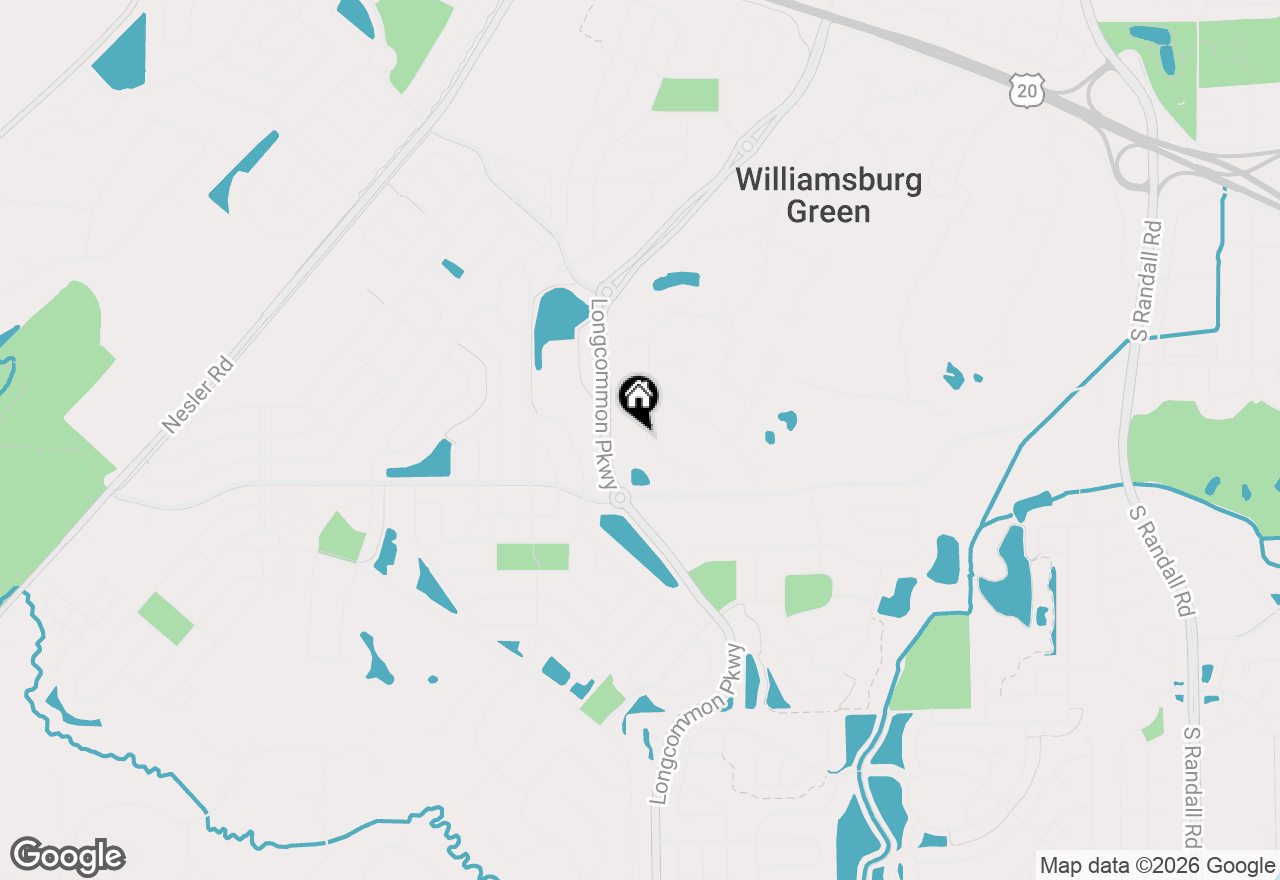 Map of 10N618 Manchester Lane, Elgin, IL 60124