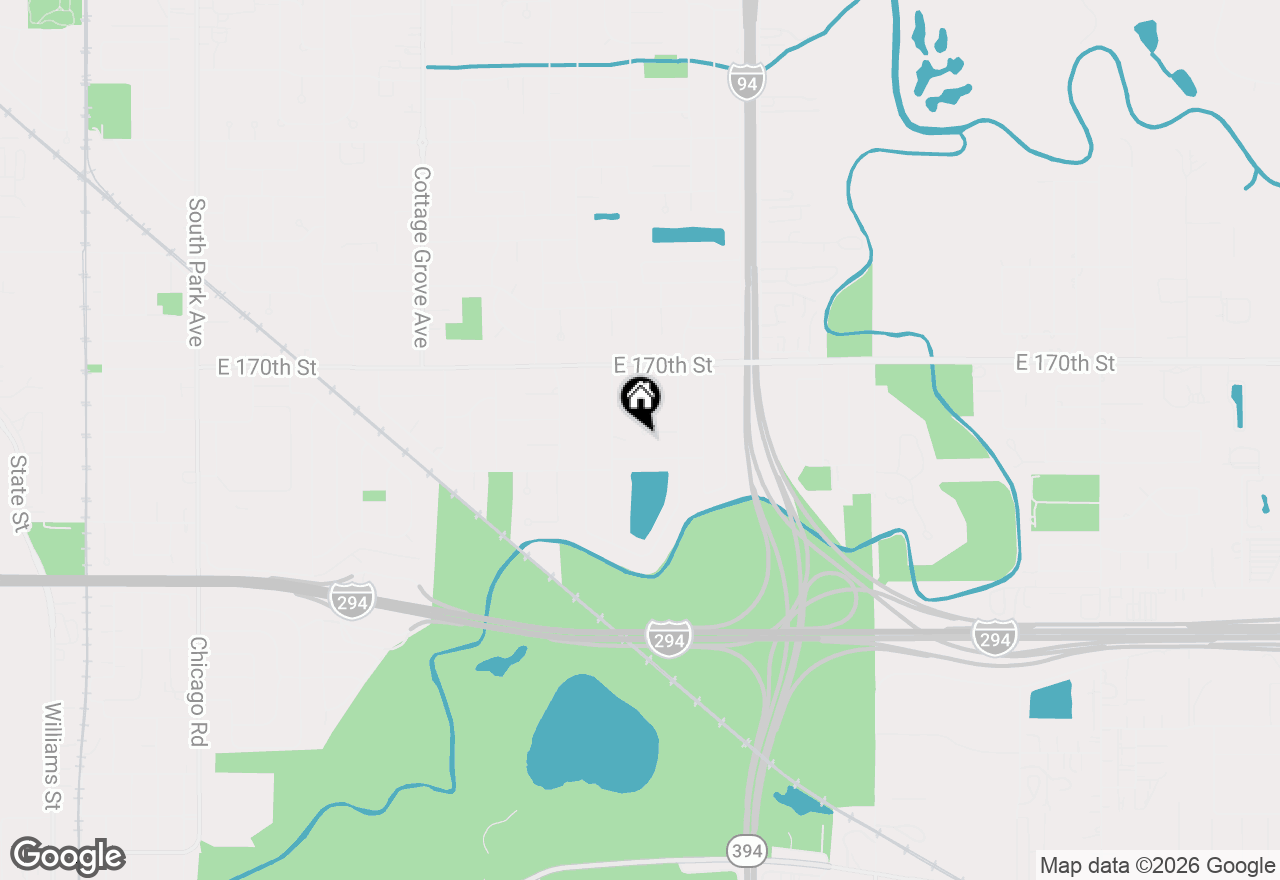 Map of 1161 E 171st Court, South Holland, IL 60473