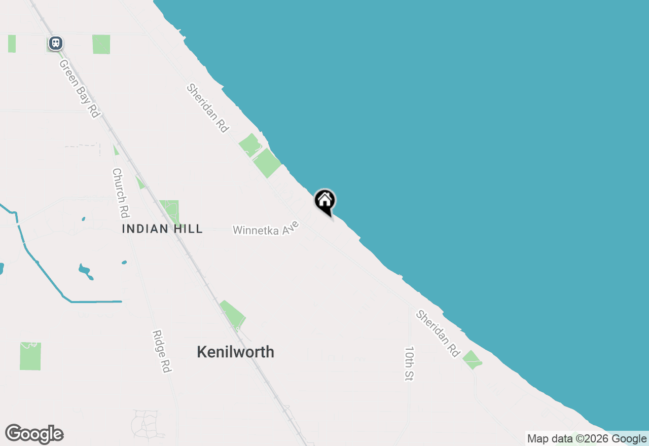Map of 431 Sheridan Road, Kenilworth, IL 60043