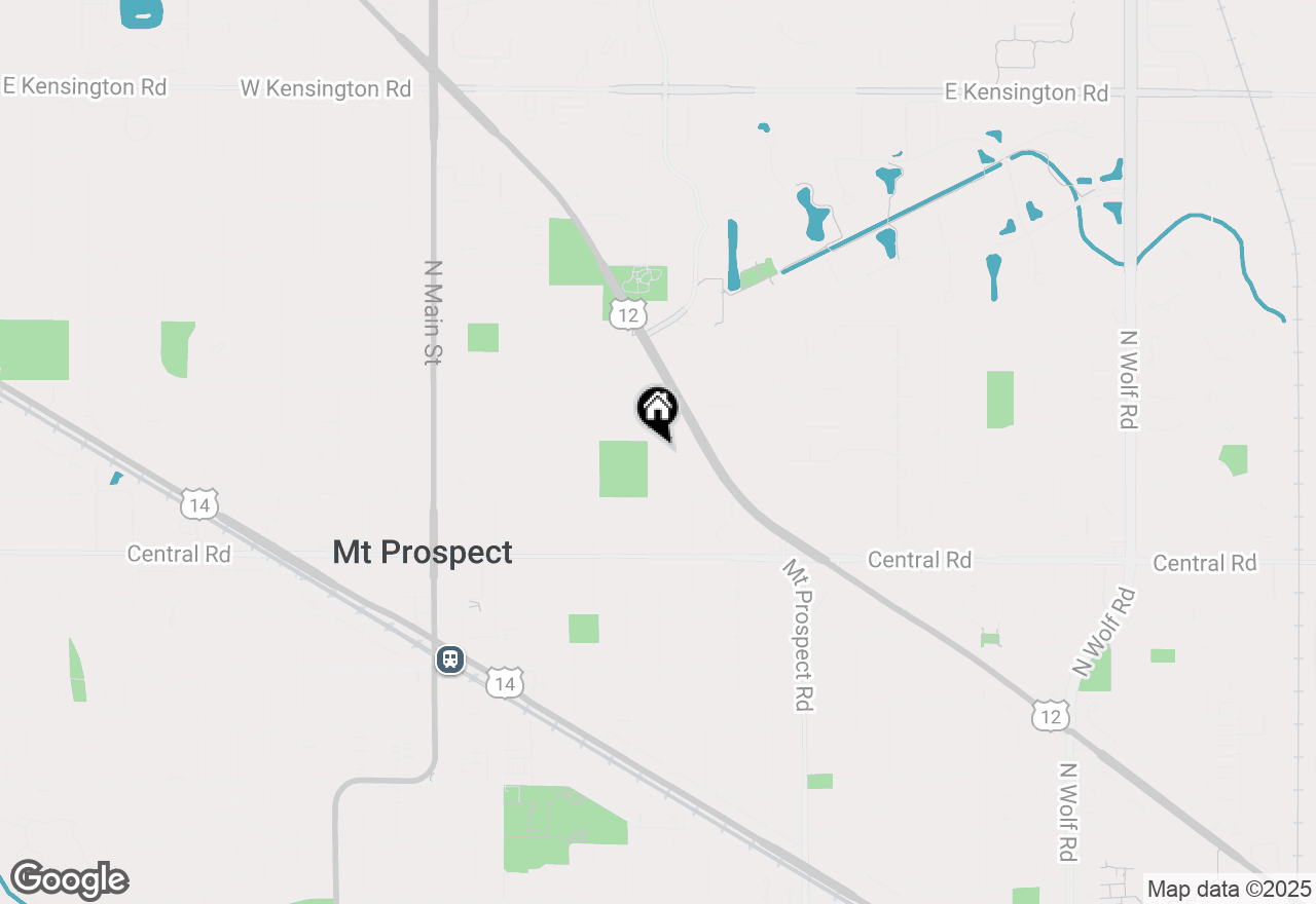 Map of 112 N Louis Street, Mount Prospect, IL 60056